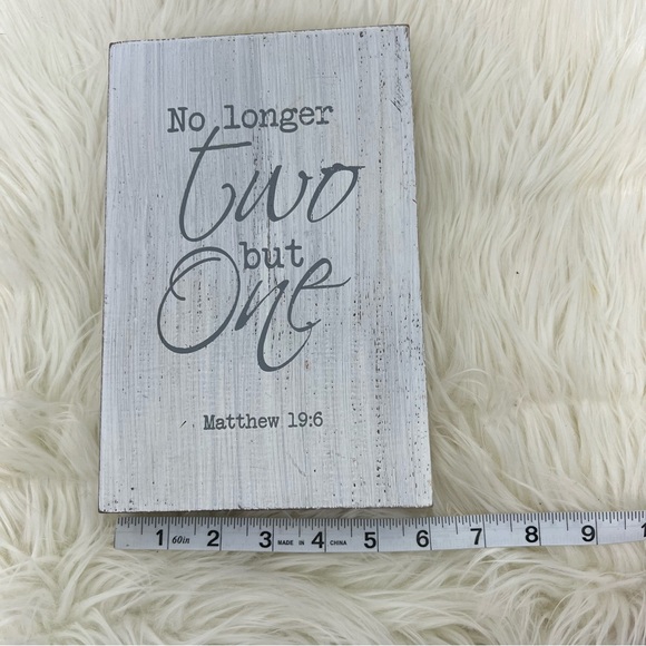 Hobby Lobby Small Wood Religious Wedding Canvas - Picture 4 of 4